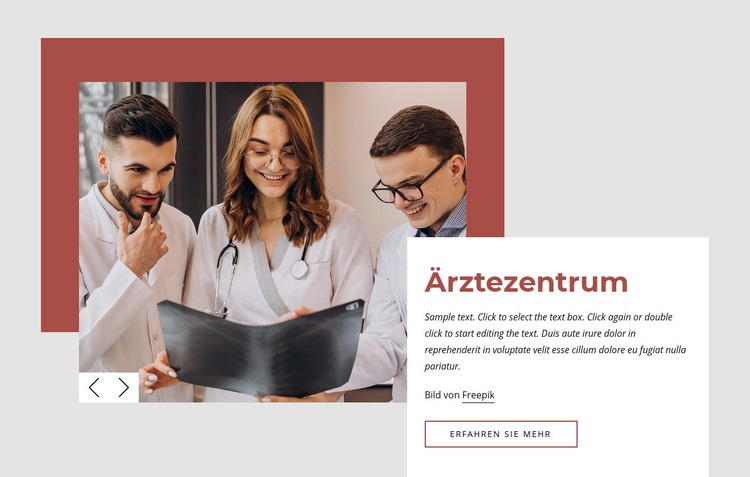 Internationales medizinisches Zentrum HTML Website Builder