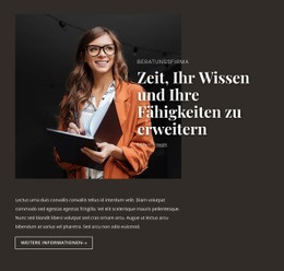 Unternehmensausbildung – Professioneller Website-Builder