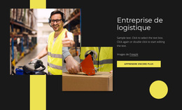 Un Service Logistique Près De Chez Vous - Thème WordPress Personnalisé