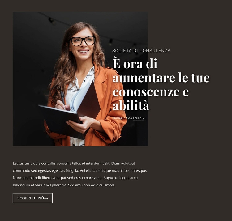 Formazione aziendale Corporate Costruttore di siti web HTML