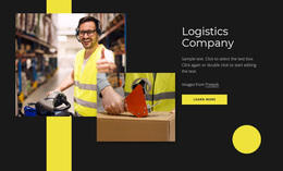 Logistics Service Near You - Template To Add Elements To Page