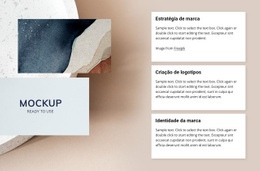 Construtor De Sites Exclusivo Para Serviços De Agência De Branding