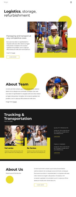 Contact Our Professionals Today Logistics Wordpress