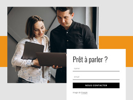 Formulaire De Contact Avec Rectangle Et Image - Thème WordPress Personnalisé