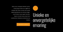 Unieke En Onvergetelijke Ervaring CSS-Sjabloon