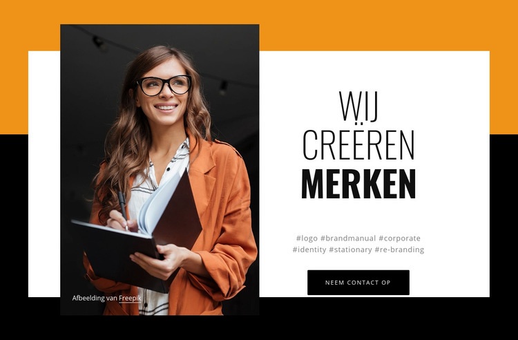 Digitale ervaringen voor merken Html Website Builder