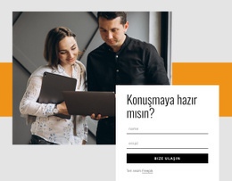 Dikdörtgen Ve Resimli Iletişim Formu - Builder HTML