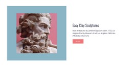 Easy Clay Sculptures Single Page Template