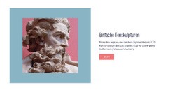 Einfache Tonskulpturen – Moderne HTML5-Vorlage