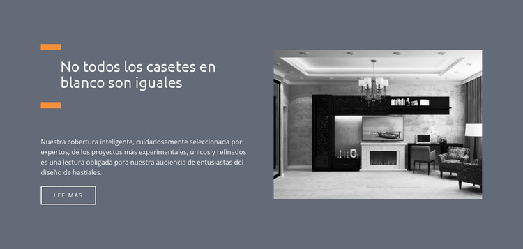 Minimalismo en la cocina Plantilla HTML