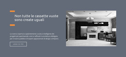 Minimalismo In Cucina - Modello Di Pagina HTML