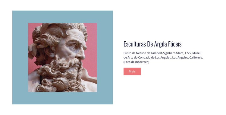 Esculturas fáceis de argila Maquete do site