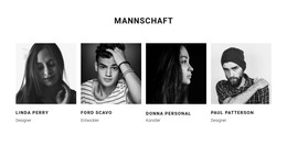 Ein Team Unserer Besten Mitarbeiter - Responsive HTML-Vorlage