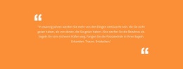 Zitat Mit Orange Hintergrund Vorlage