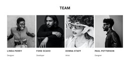 A Team Of Our Best Workers - Responsive HTML Template