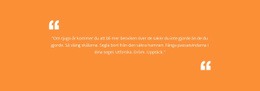 Nytt Tema För Citat Med Orange Bakgrund