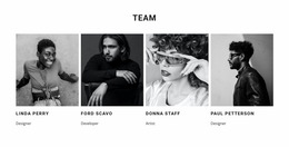 A Team Of Our Best Workers - Free Website Mockup