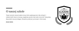 HTML Strony Dla O Naszej Szkole