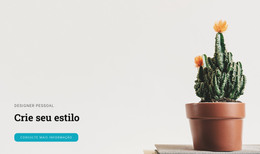 Crie Um Novo Você Mesmo - Modelo De Site HTML