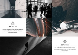 About Us Services - Html Code