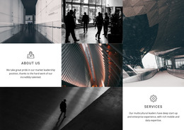 About Us Services - HTML5 Template