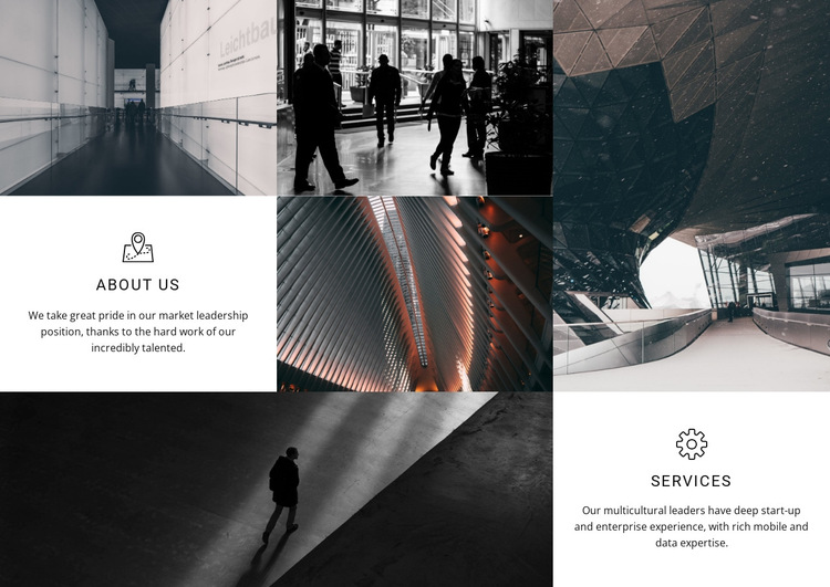 About Us Services HTML5 Template