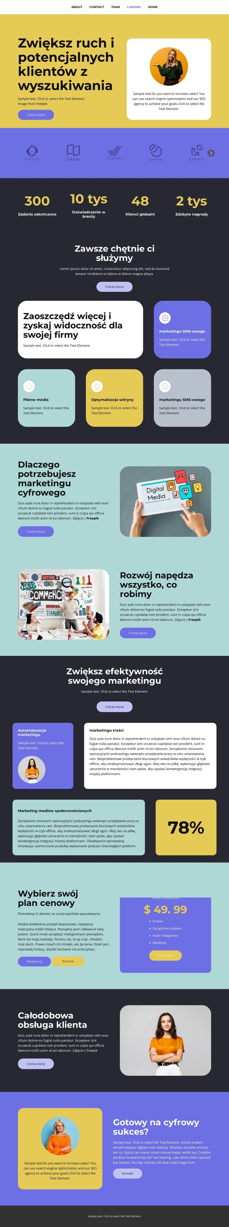 Zwiększ ruch Motyw WordPress