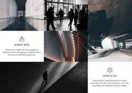 Sobre Nós Serviços - Drag And Drop HTML Builder