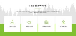 Zachránit Svět - HTML Site Builder