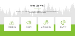 Rette Die Welt - HTML Site Builder