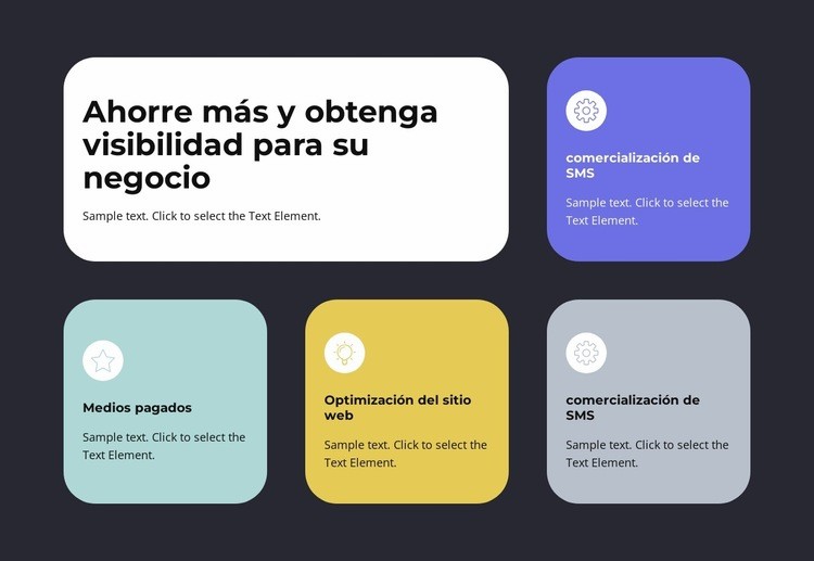 Incremento de ventas Plantillas de creación de sitios web