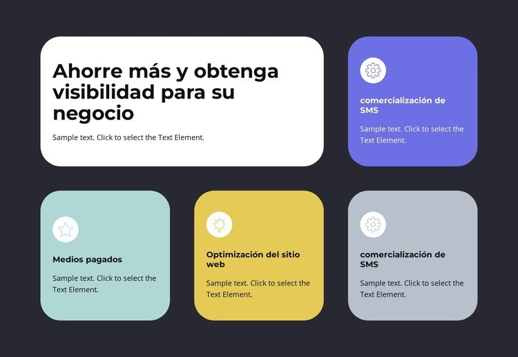 Incremento de ventas Página de destino