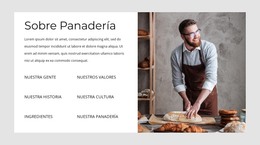 Plantilla De Diseño Para Acerca De Nuestra Panadería