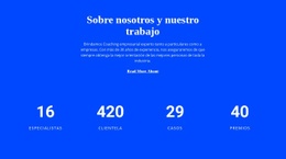 HTML De Arranque Para Contador Acerca De Nosotros