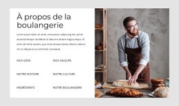 À Propos De Notre Boulangerie - Conception De Sites Web Réactifs