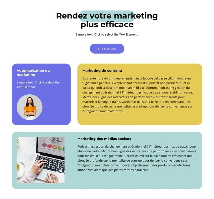 Prospects issus de la recherche Conception de site Web