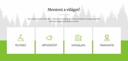 Menteni A Világot - Weboldal Sablon