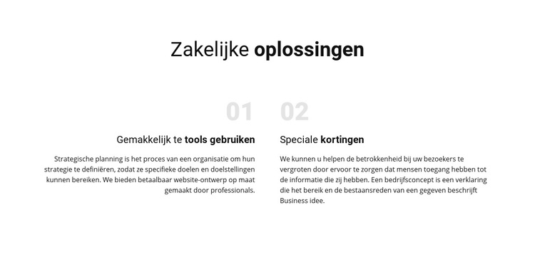 Sms zakelijke oplossingen WordPress-thema