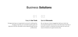 Text Business Solutions - Modern One Page Template