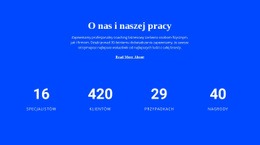 Responsywny Szablon Internetowy Dla Licznik O Nas