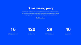 Licznik O Nas – Szablon HTML5