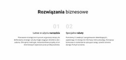 Tekstowe Rozwiązania Biznesowe - Gotowy Do Użycia Szablon HTML5