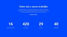 Counter About Us - Design HTML Page Online