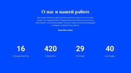 Адаптивный Веб-Шаблон Для Счетчик О Нас