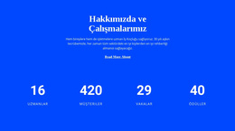 Sayaç Hakkımızda - Kullanımı Kolay WordPress Teması