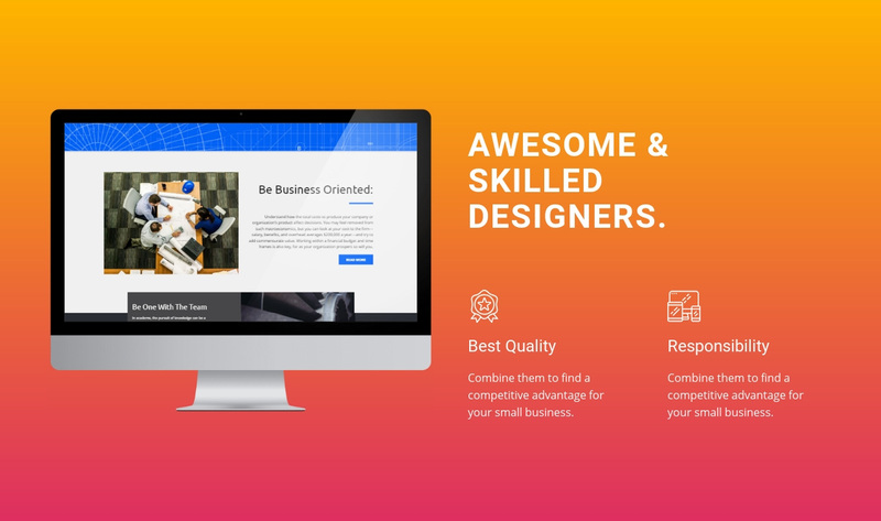 Awesome and Skilled Designers Web Page Design