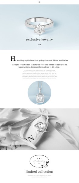 Exclusive Jewelry House CSS Template