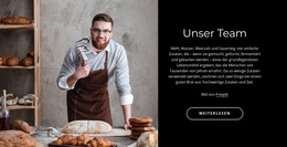 Atemberaubendes WordPress-Theme Für Bäckerei-Team