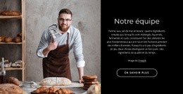 Créateur De Site Web Premium Pour L'Équipe De La Boulangerie