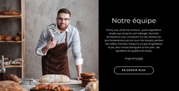 L'Équipe De La Boulangerie - Modèle Joomla Personnalisé